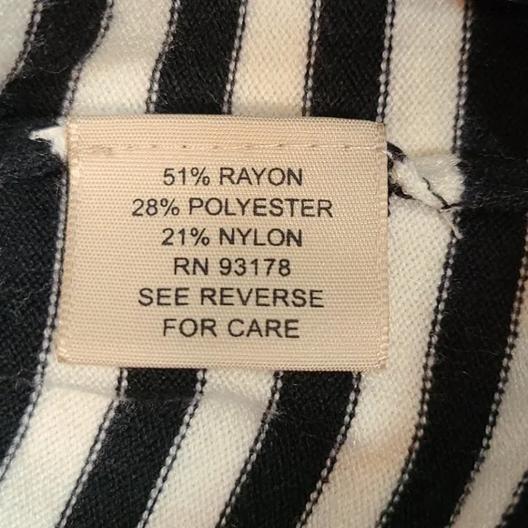 Philosophy Republic Clothing Black & White Striped Knit Top - Picture 10 of 10